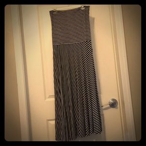 INC Striped Convertible Dress / Skirt